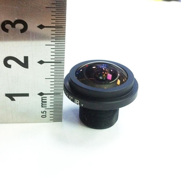 1/2.5" 1.7mm F2.0 5MP Megapixel M12*0.5 mount 185degree IR Fisheye Lens, 360VR panoramic lens