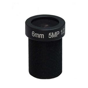 1/2.5" 3.6mm F2.0 5MP M12x0.5 Mount IR MTV Lens for security camera