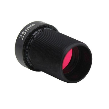 1/2" 25mm F2.4 5Megapixel M12x0.5 mount low-distortion IR CUT board lens, long focal S mount lens