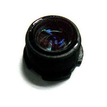 1/4" 3.96mm F2.8 5Megapixel M8x0.35 mount non-distortion lens, 3.96mm M8 plastic lens