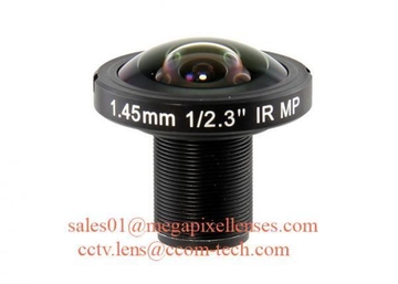 1/1.8" 1/2.3" 1.45mm 10MP Megapixel S mount M12 190degree Fisheye Lens for IMX178 IMX226, Drone UAV 360VR lens