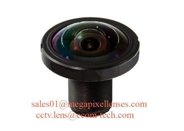 1/1.8" 1/2.3" 1.45mm 10MP Megapixel S mount M12 190degree Fisheye Lens for IMX178 IMX226, Drone UAV 360VR lens