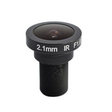 1/2" 2.1mm F1.6 5Megapixel M12x0.5 mount 186degree Fisheye Lens for 1/2" 1/3" sensors