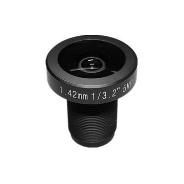 1/3.2" 1.42mm 5Megapixel S mount M12 185degree IR Fisheye Lens, 360VR panoramic lens