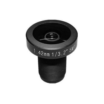 1/3.2&quot; 1.42mm 5Megapixel S mount M12 185degree IR Fisheye Lens, 360VR panoramic lens