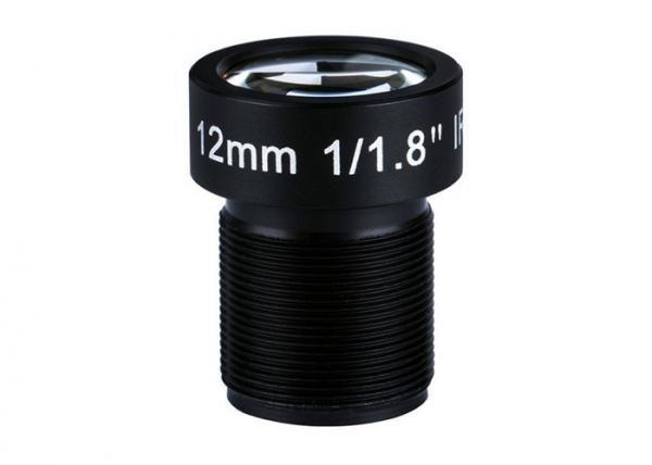 1/1.8&quot; 12mm Megapixel F1.8 S Mount M12x0.5 Non-Distortion IR Board Lens