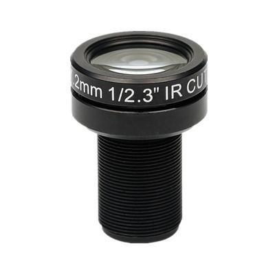 1/2.3" 7.2mm 10Megapixel F2.4 M12x0.5 Mount Non-Distortion IR Board Lens for MT9J003, Drone Lens