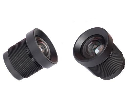 1/3.2" 2.7mm 2MP Megapixel S-mount M12x0.5 mount IR CUT low-distortion wide angle lens, MT9D111 lens