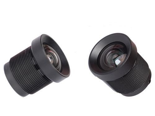 1/3.2&quot; 2.7mm 2MP Megapixel S-mount M12x0.5 mount IR CUT low-distortion wide angle lens, MT9D111 lens