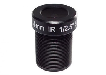1/2.5" 4mm/6mm/8mm/12mm F2.0 5Megapixel M12x0.5 S-mount fixed focal lens, prime lens for security cameras