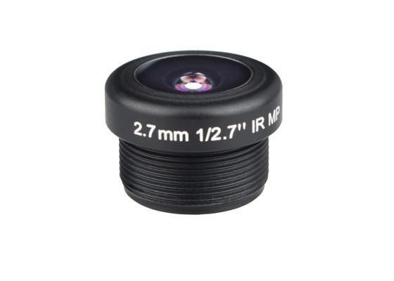 1/2.7" 2.7mm 3Megapixel 1080P M12 Mount 180degree Wide Angle Lens for IMX323 IMX290, visual doorbell vehicle camera lens