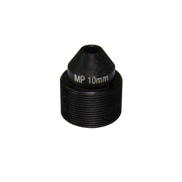 1/2.7" 10mm F1.6 2MP Megapixel M12x0.5 mount Sharp Cone IR Pinhole Lens for covert cameras, 10mm M12 pinhole lens